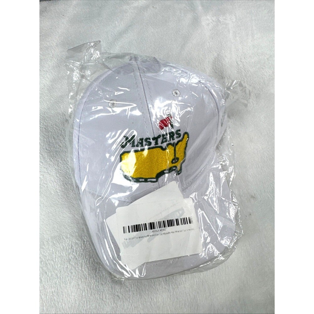 Masters Golf White Hat Ballcap NEW